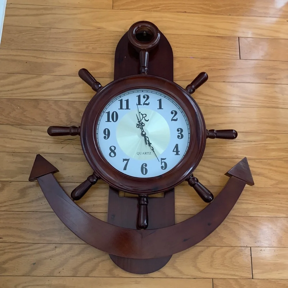 Sailor’s Ship Wheel Clock
